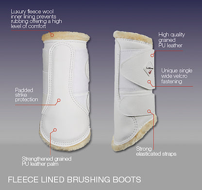 Fleece-Lined Brushing Boots