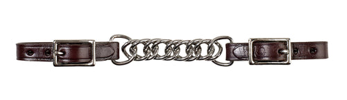 Curb Chain with Leather Ends