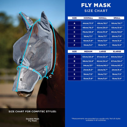 Durable Mesh Fly Mask