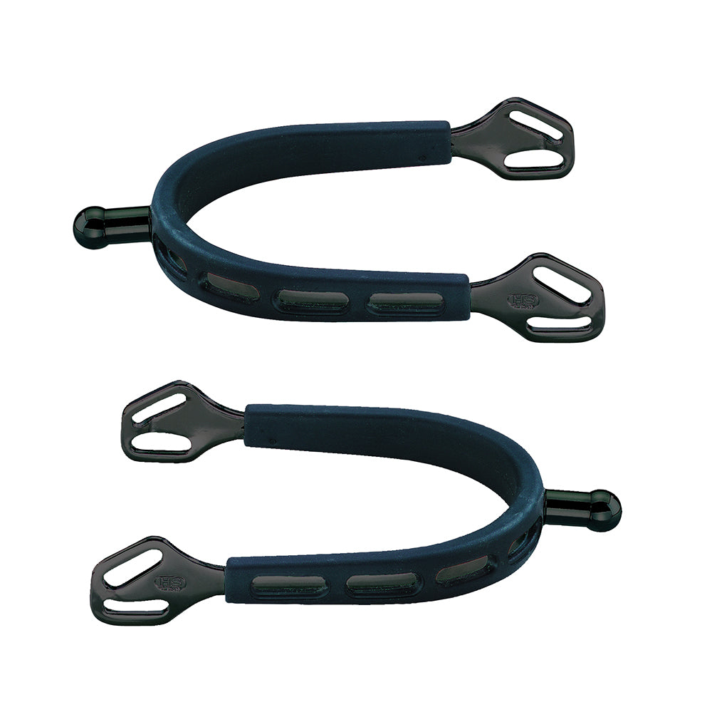 Ultra Fit Extra Grip Black Knob Spurs