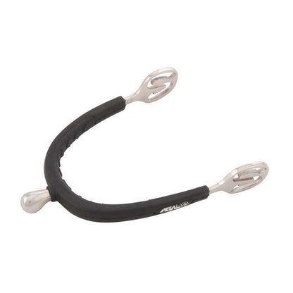 Round Head Rubber Covered Spurs - Large Cup