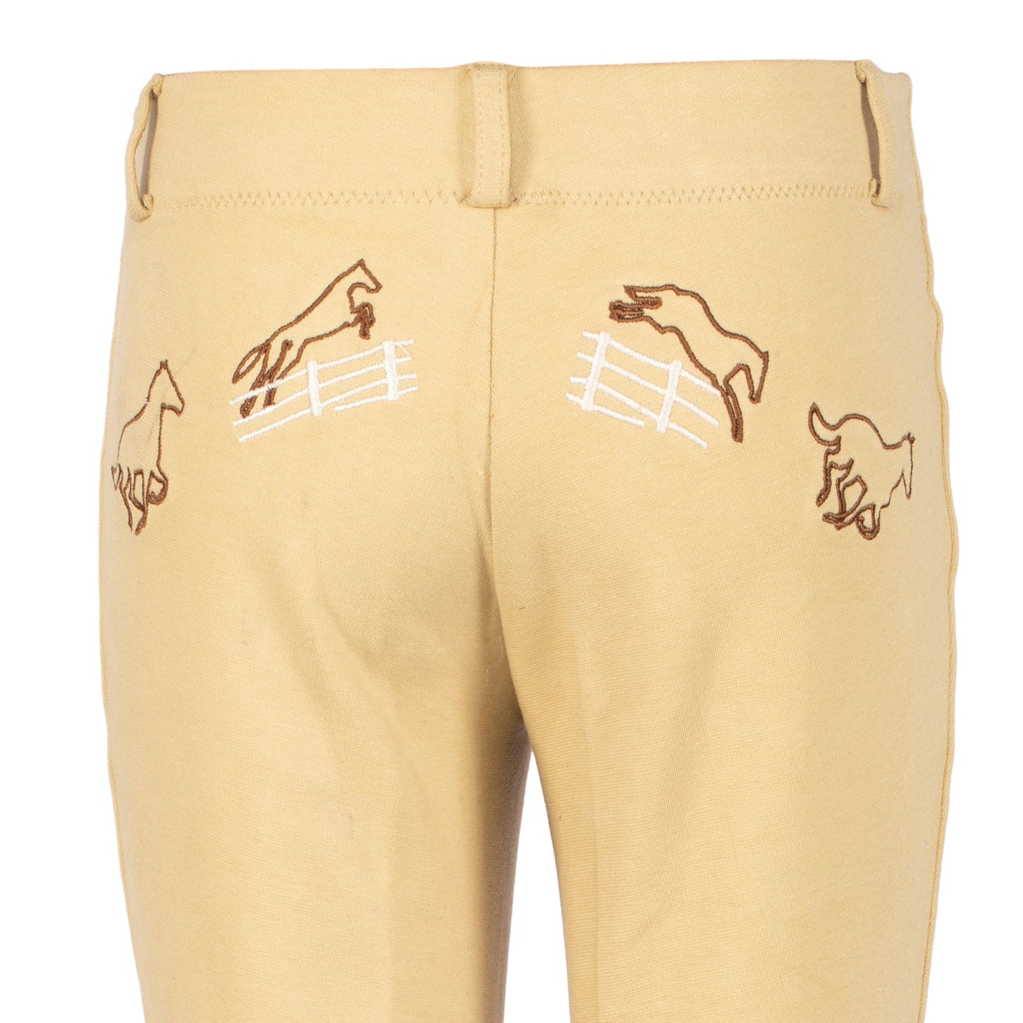 Children’s Cotton Embroidered Pull-On Jods