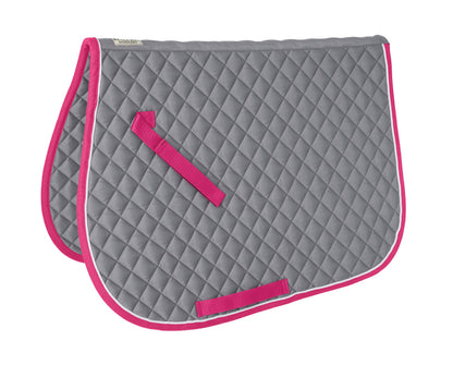 Quilted All-Purpose Piped Saddle Pad