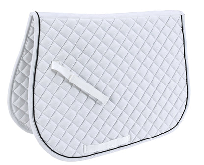 Quilted All-Purpose Piped Saddle Pad