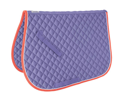 Quilted All-Purpose Piped Saddle Pad
