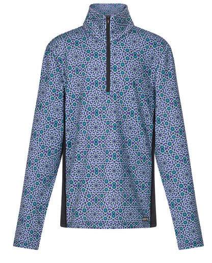 Kids’ Rail Side Quarter-Zip Tech Top