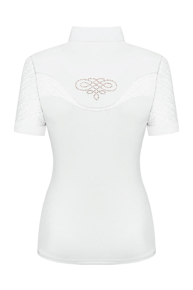 Ladies’ Cecile RoseGold Short Sleeve Show Shirt