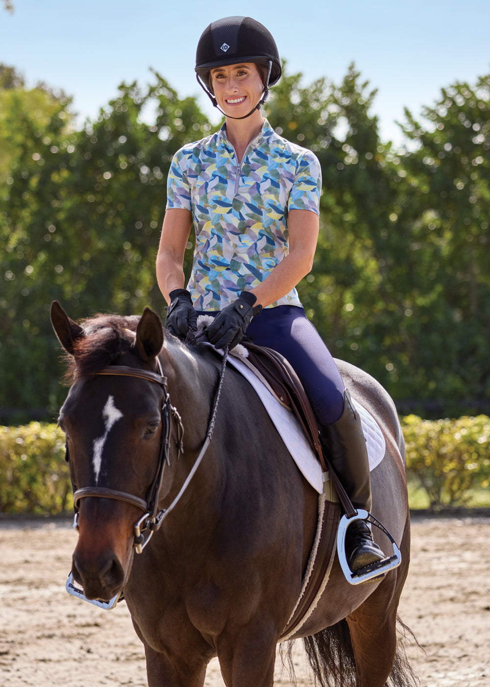 Ladies’ Fleur Short Sleeve Shirt