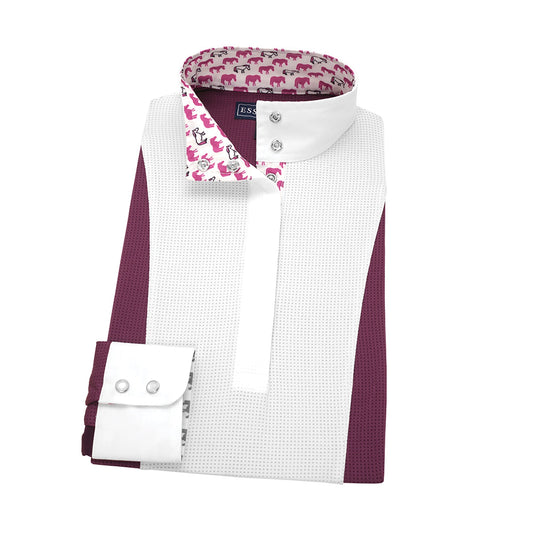 Essex Classics Girls’ Performance Long Sleeve Show Shirt