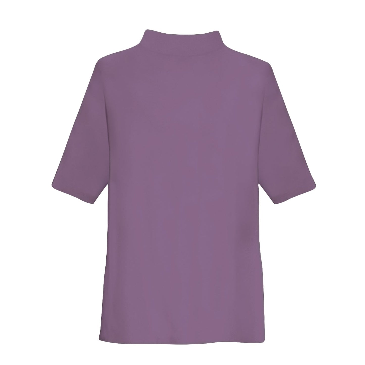 Short-Sleeve Mock Neck Sun Shirt