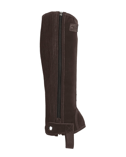 Adults’ Synthetic Suede Half Chaps with Silicone Grip Patches