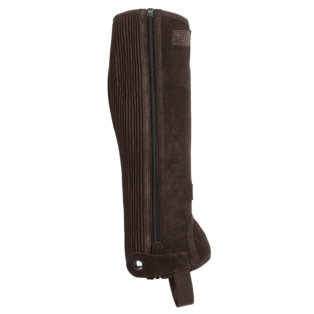 Suede Half Chaps with Silicone Grip Patch