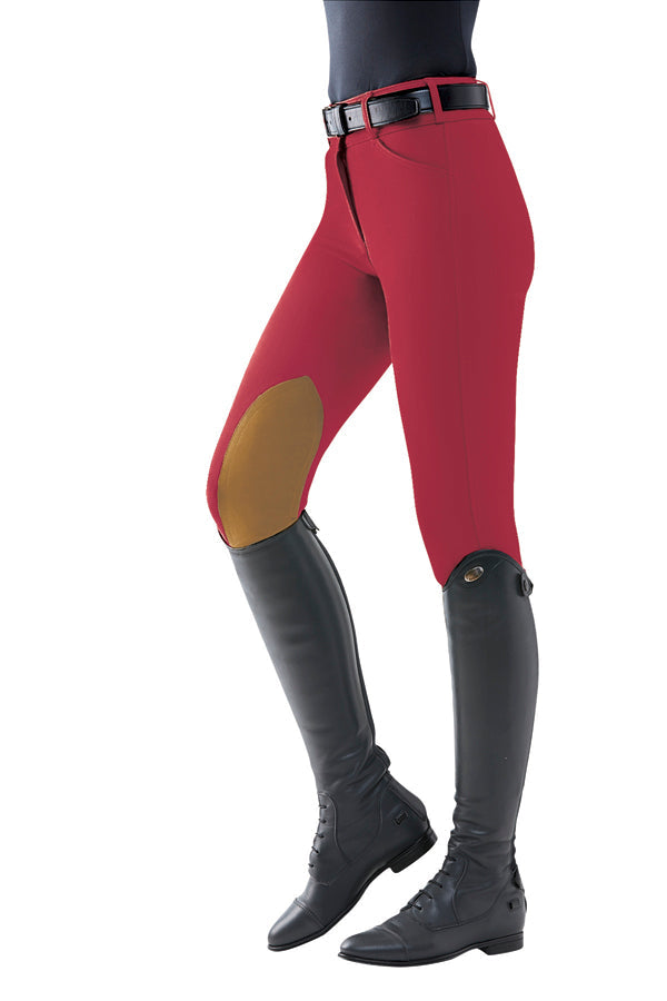 Ladies’ Mid-Rise Vintage Patch Sock-Bottom Breech
