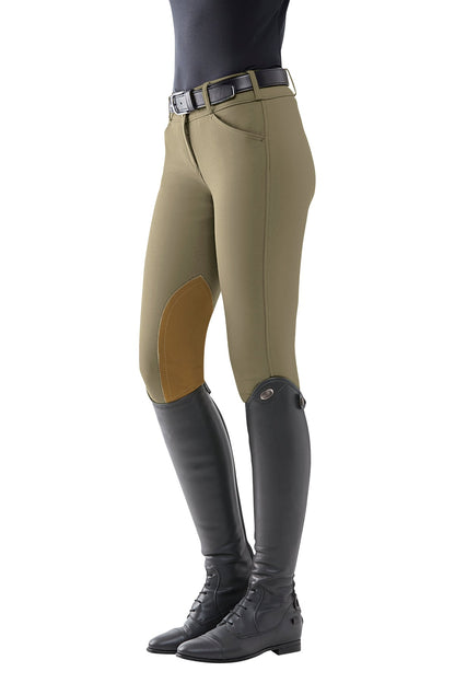 Ladies’ Mid-Rise Vintage Patch Sock-Bottom Breech