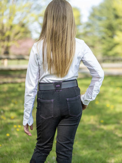 Girls’ Denim Tread Knee-Patch Breech