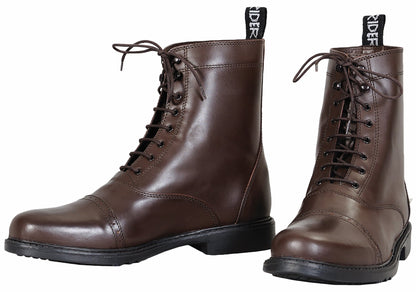 Men's Baroque Lace Up Laced Paddock Boots