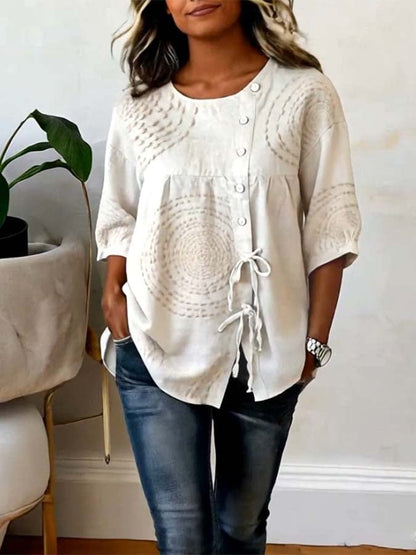 Women'S Casual Printed Shirt